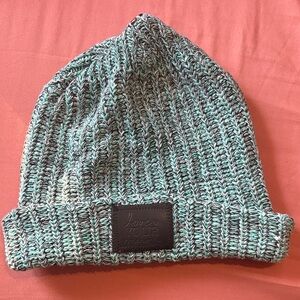 Love Your Melon Teal and Black Knit Hat